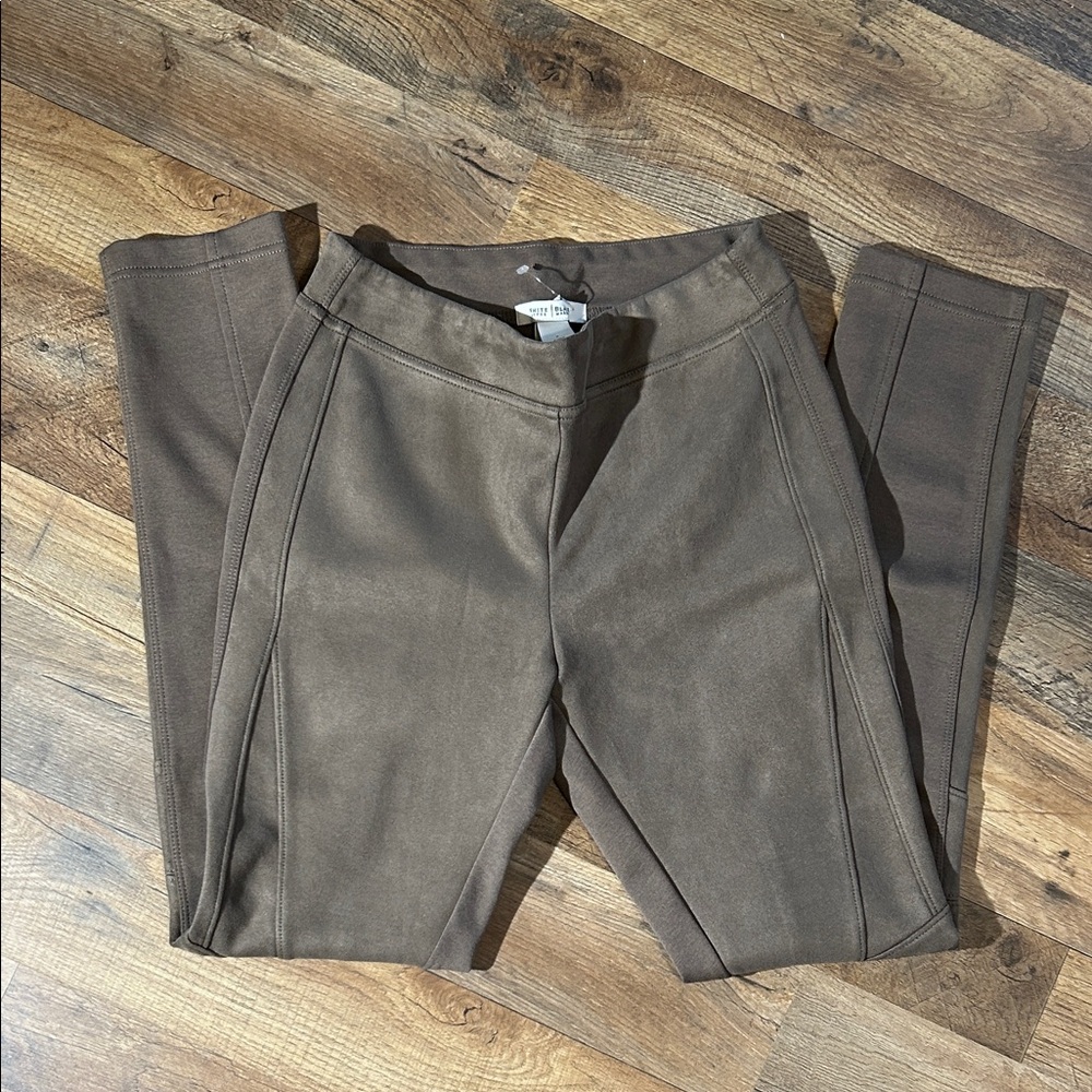 White House Black Market Brown High-Waisted Pants